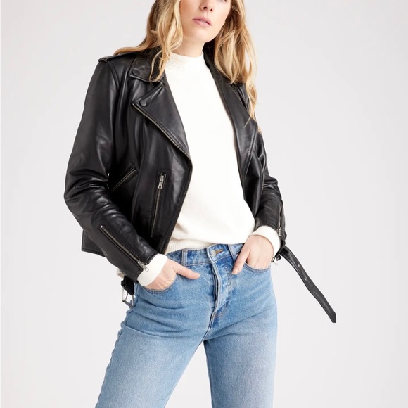 Quince Jackets & Blazers - QUINCE 100% Leather Jacket